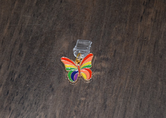 Pride Butterfly Charger Charm